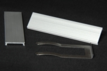 SWISS BOX Profil 100x25mm Alu farblos eloxiert