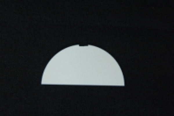LINEA 47x22x0.5mm Kunststoffschild weiss